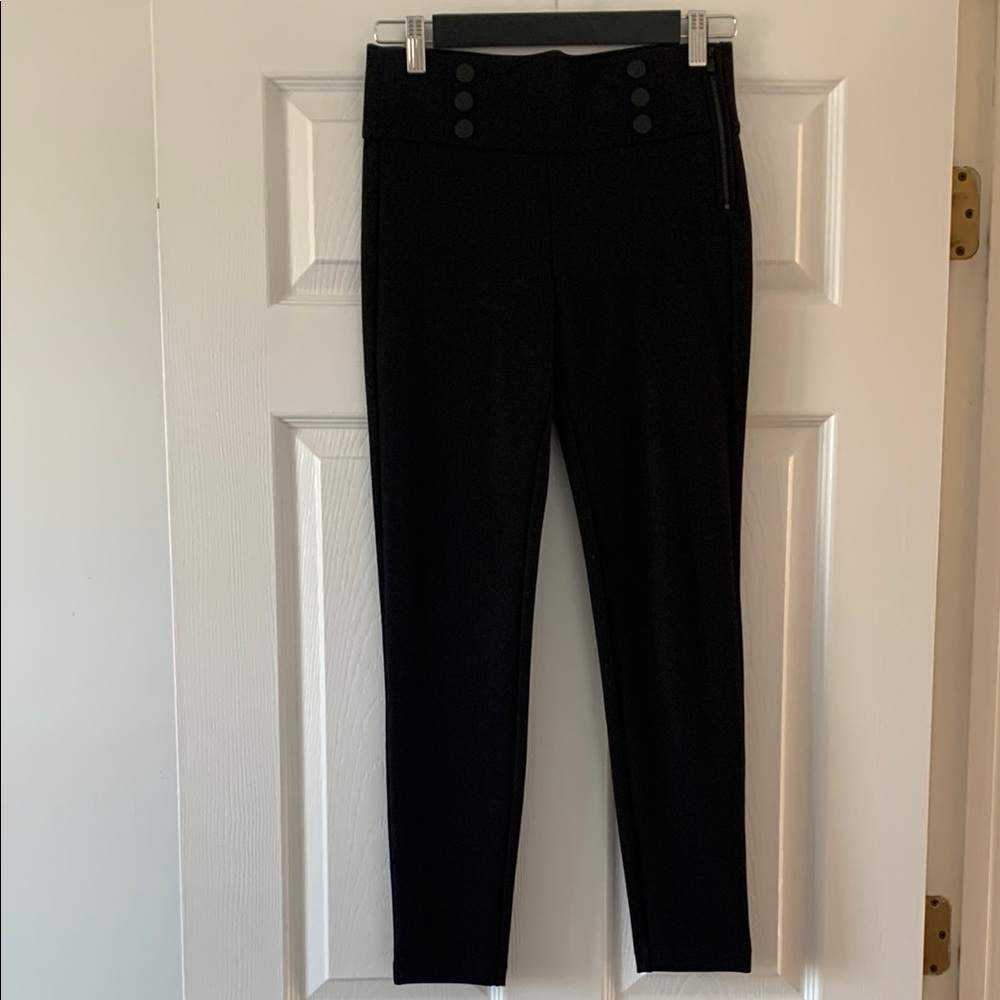 Zara black straight leg pants S